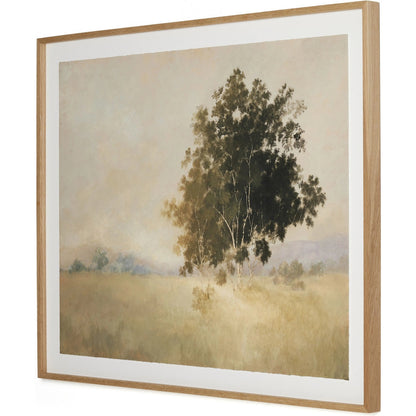 We Woke To A Dream by Aileen Fitzgerald by Four Hands in vertical grain 2.5 white oak, textured fine art paper, bw8-97 polar white. Made from vertical grain white oak, textured fine art paper in a modern style.