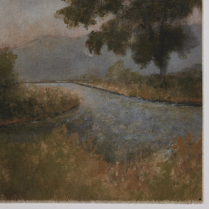 Morning Glory by Aileen Fitzgerald by Four Hands in vertical grain 2.5 white oak, fredrix 558 raw canvas, bw8-97 polar white. Made from vertical grain white oak, raw canvas in a modern style.