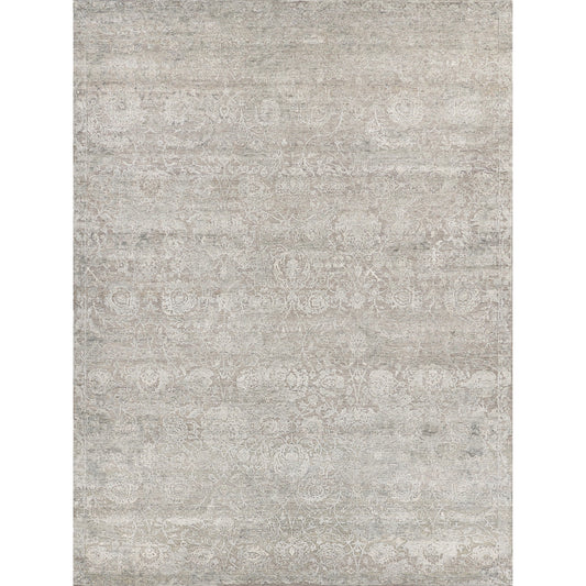 Meena Rug - Silver, Gray by Exquisite Rugs in silver/gray. Made from unique in a unique style.