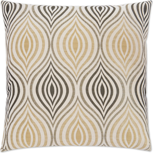 Koza by DV Kap Home in gold, cream. Made from 47% polyester, 38% viscose, 15% cotton in a modern style.