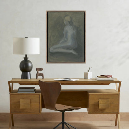 Seated Woman by Melody Joy McMunn by Four Hands. Made from matte canvas in a unique style.