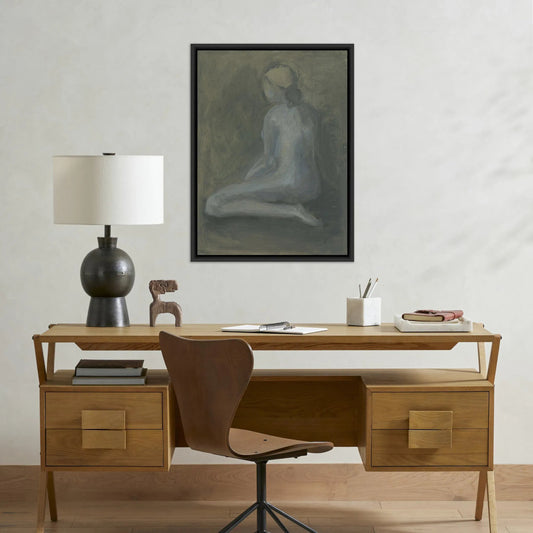 Seated Woman by Melody Joy McMunn by Four Hands. Made from matte canvas in a unique style.