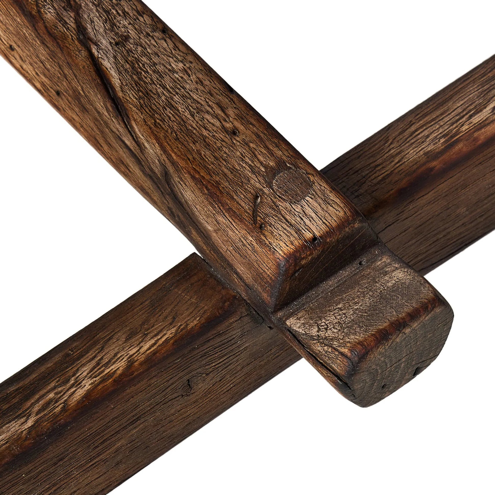 Elio End Table by Four Hands in burnt bleached oak. Made from solid oak in a transitional style.