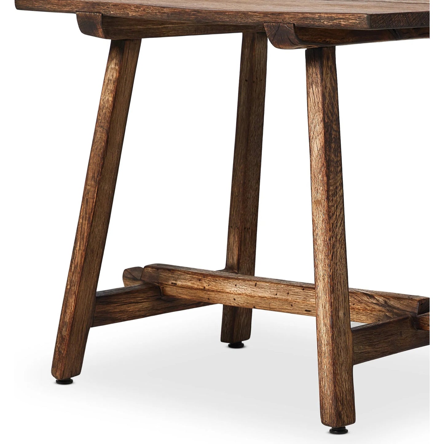 011 SI-2327556 | Closeup | Elio End Table by Four Hands in burnt bleached oak. Made from solid oak in a transitional style.