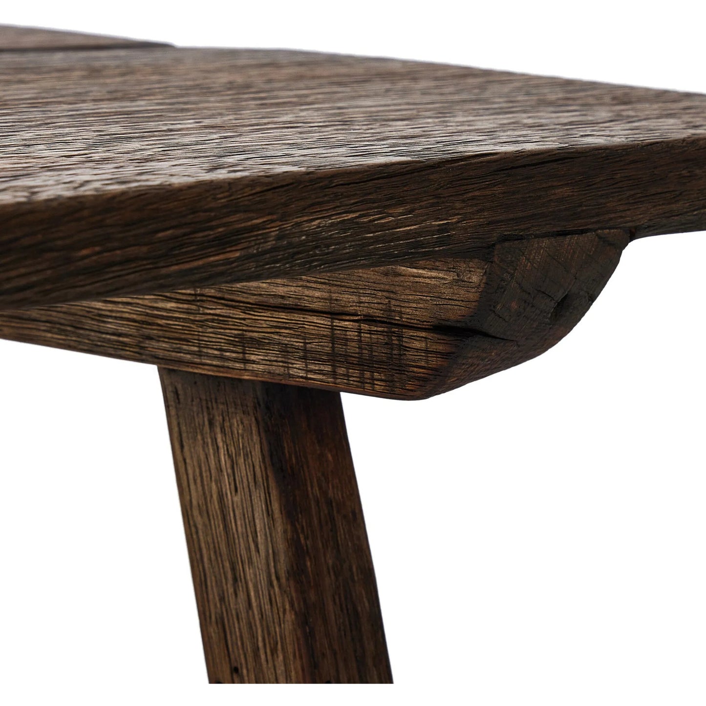 012 SI-2327556 | Closeup | Elio End Table by Four Hands in burnt bleached oak. Made from solid oak in a transitional style.