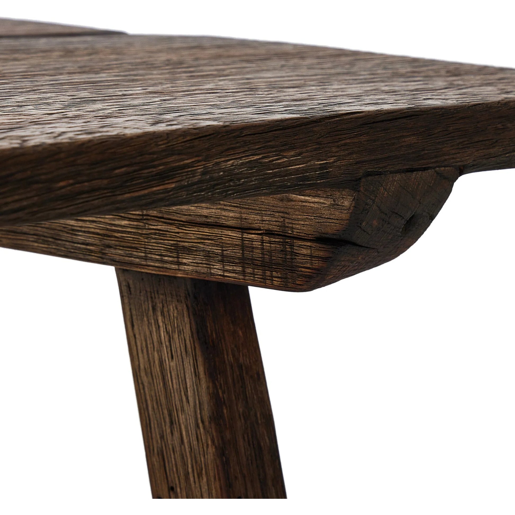 Elio End Table by Four Hands in burnt bleached oak. Made from solid oak in a transitional style.