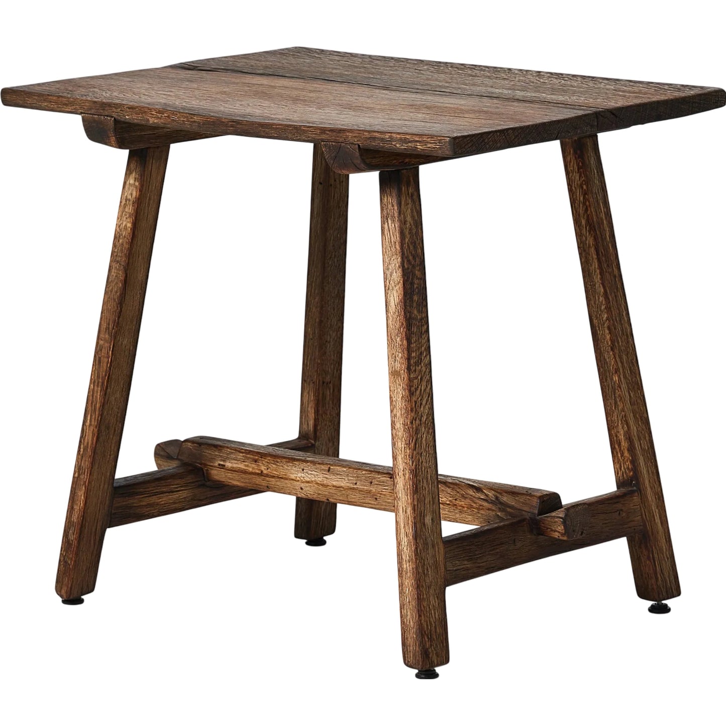014 SI-2327556 | Primary Silo | Elio End Table by Four Hands in burnt bleached oak. Made from solid oak in a transitional style.