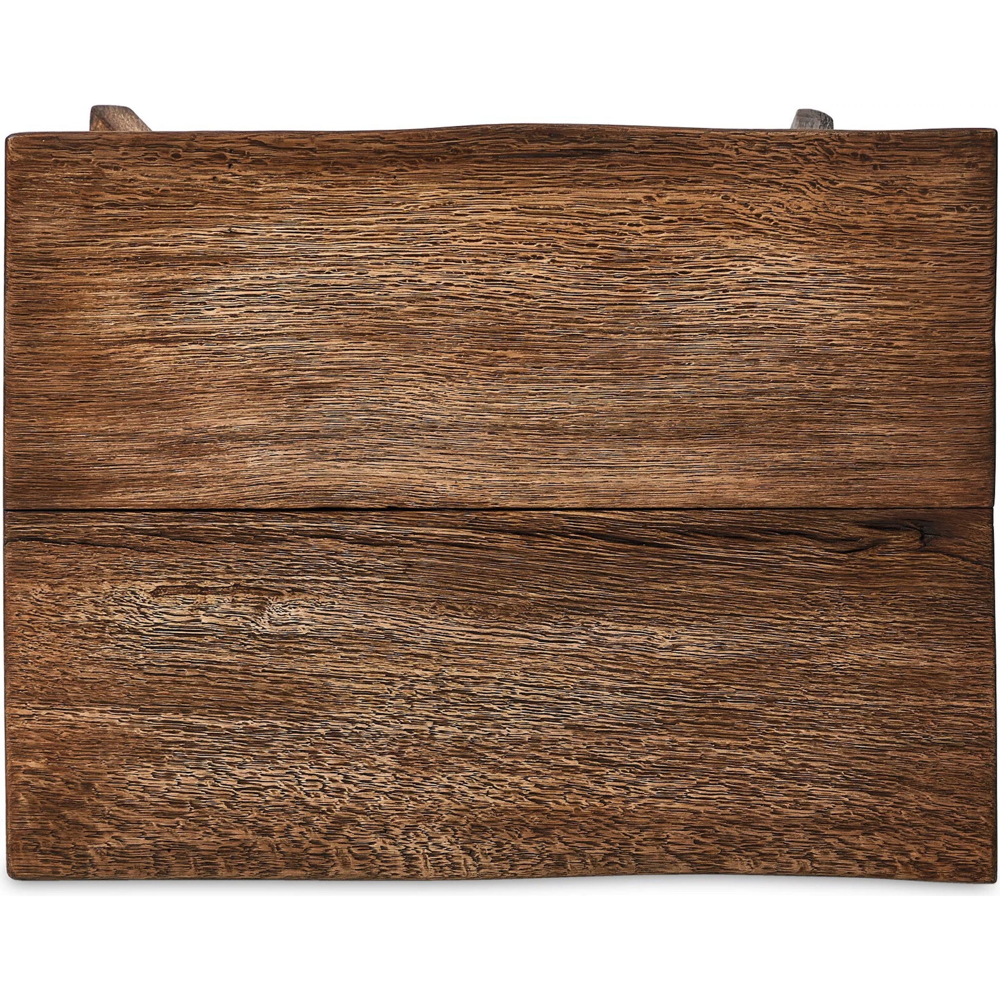 Elio End Table by Four Hands in burnt bleached oak. Made from solid oak in a transitional style.