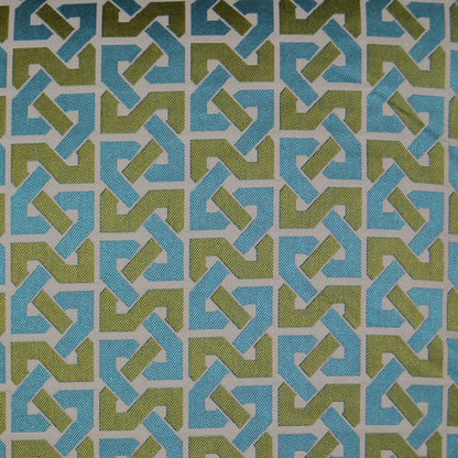 Element Pillow by DV Kap Home in aqua. Made from 51% polyester, 49% rayon in a eclectic & global style.