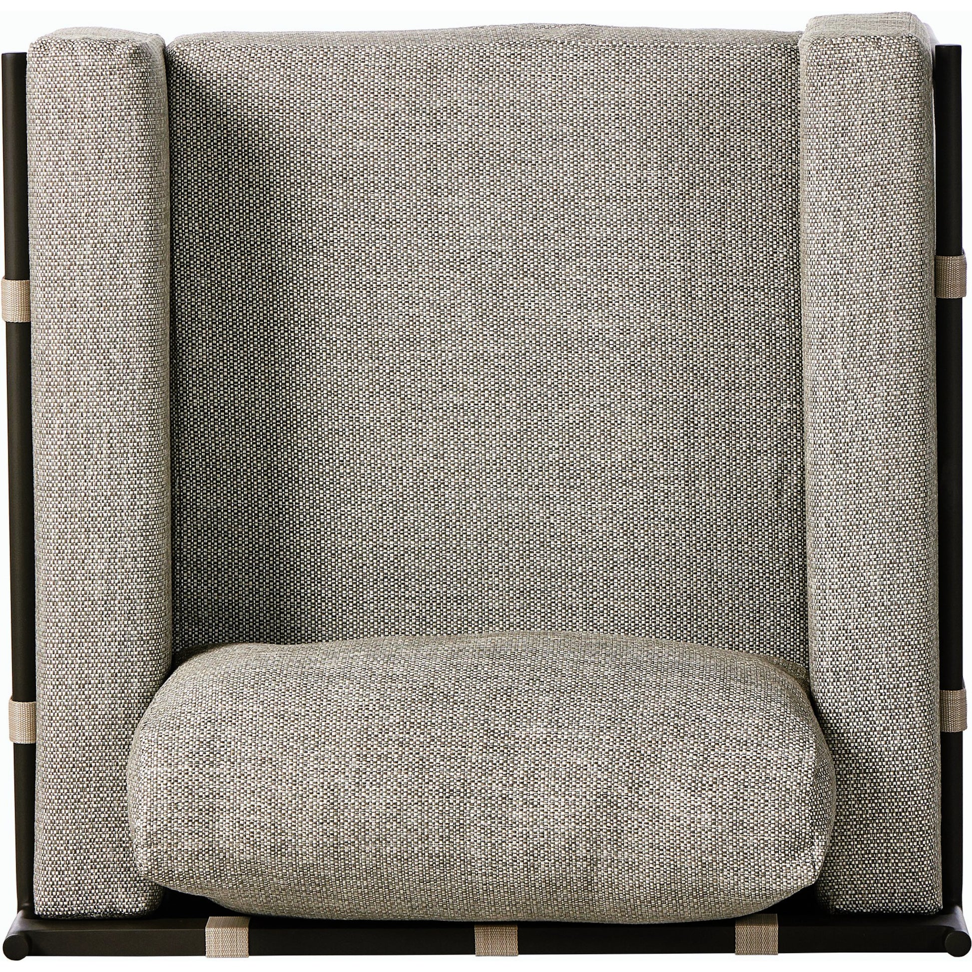 Hearst Outdoor Chair by Four Hands in bronze. Made from 100% olefin, aluminum, 100% polypropylene in a modern style.