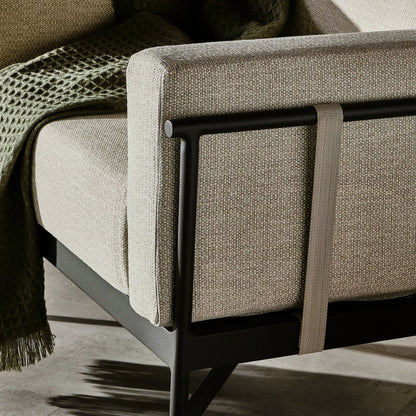 Hearst Outdoor Chair by Four Hands in bronze. Made from 100% olefin, aluminum, 100% polypropylene in a modern style.