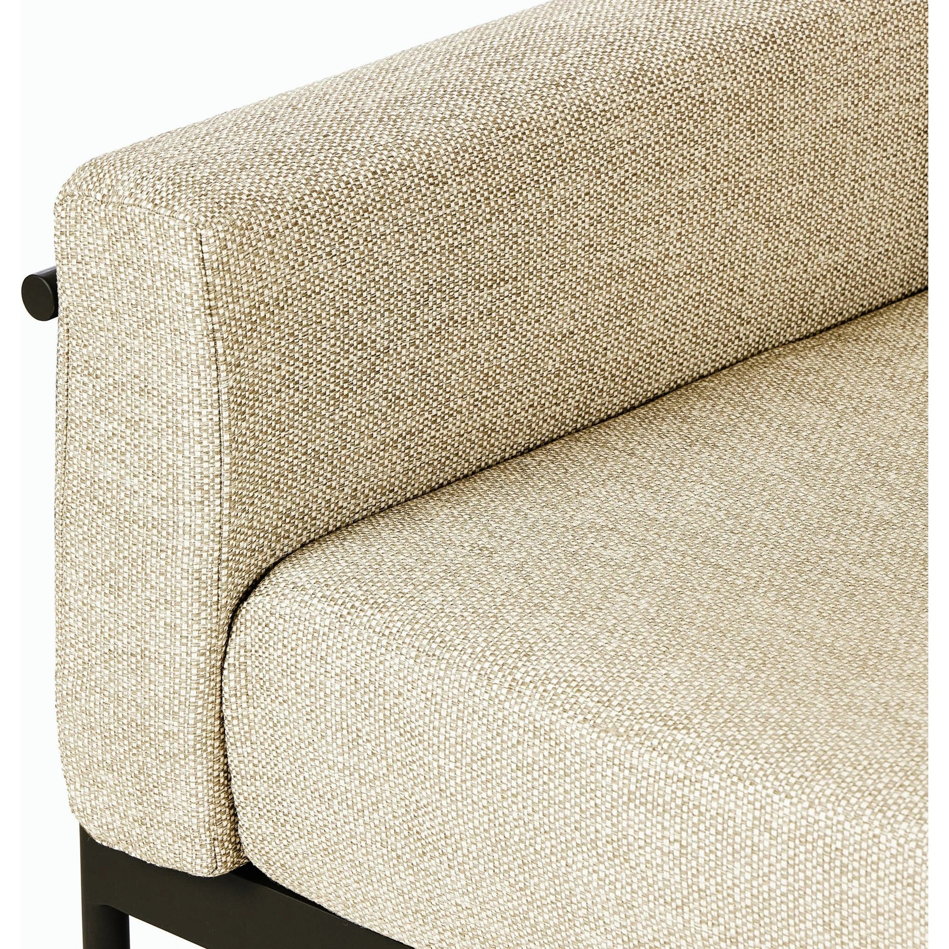 Hearst Outdoor Chair by Four Hands in bronze. Made from 100% olefin, aluminum, 100% polypropylene in a modern style.