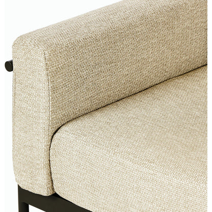 Hearst Outdoor Chair by Four Hands in bronze. Made from 100% olefin, aluminum, 100% polypropylene in a modern style.