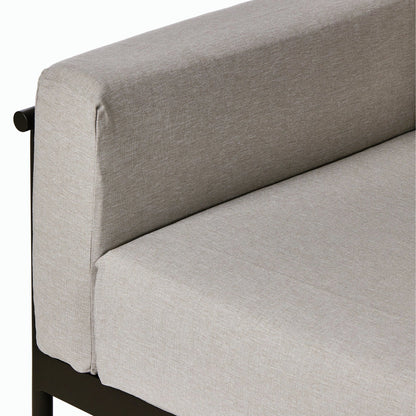 Hearst Outdoor Chair by Four Hands in bronze. Made from 100% olefin, aluminum, 100% polypropylene in a modern style.