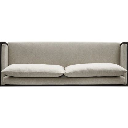 Chapman Outdoor Metal Sofa-106" by Four Hands in concha fog, bronze. Made from 100% olefin, aluminum in a transitional style.