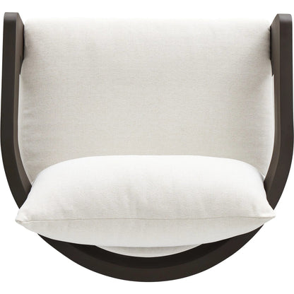 Jackson Outdoor Metal Chair by Four Hands in alessi linen, bronze. Made from 100% polypropylene, aluminum, 91% polyurethane foam pad, 9% polyester fiber batting in a modern style.