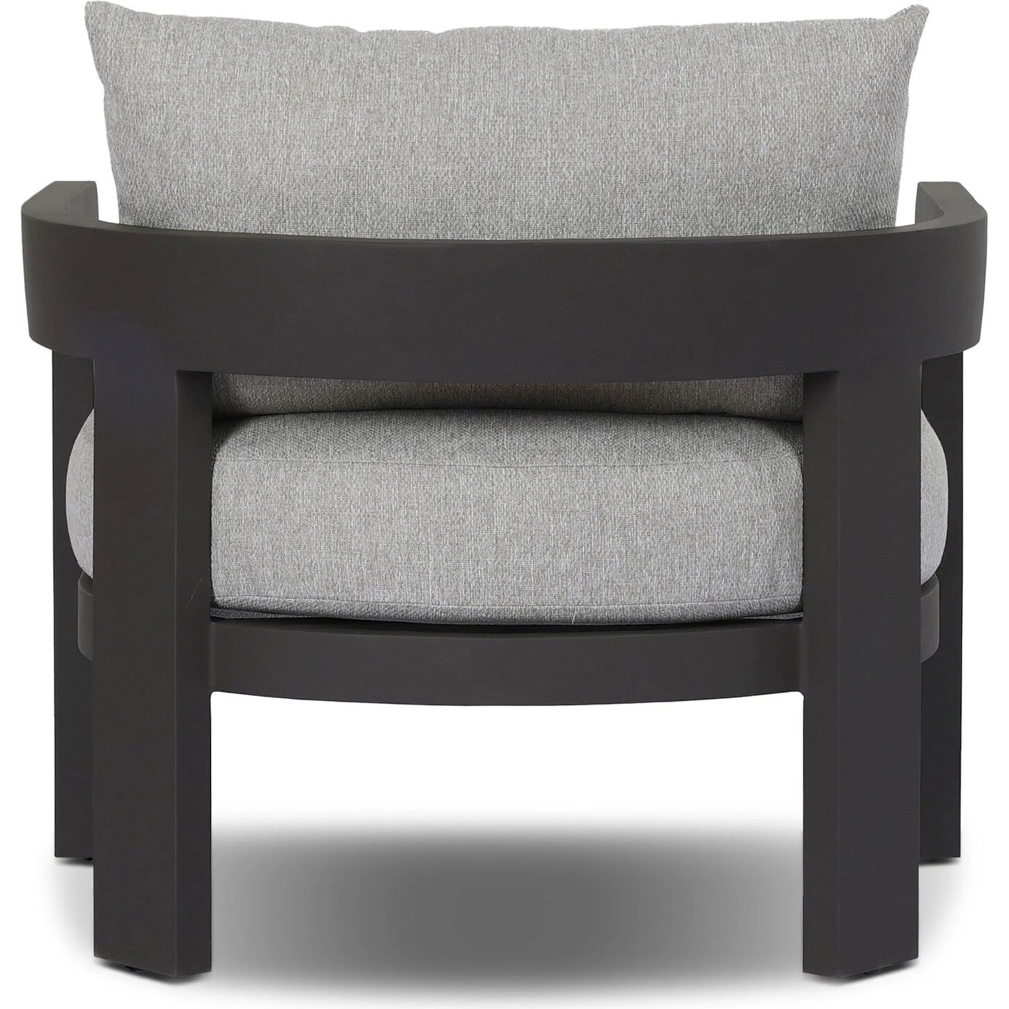 004 SI-2519200 | Additional Silo | Jackson Outdoor Metal Chair by Four Hands in concha fog, bronze. Made from 100% olefin, aluminum in a unique style.