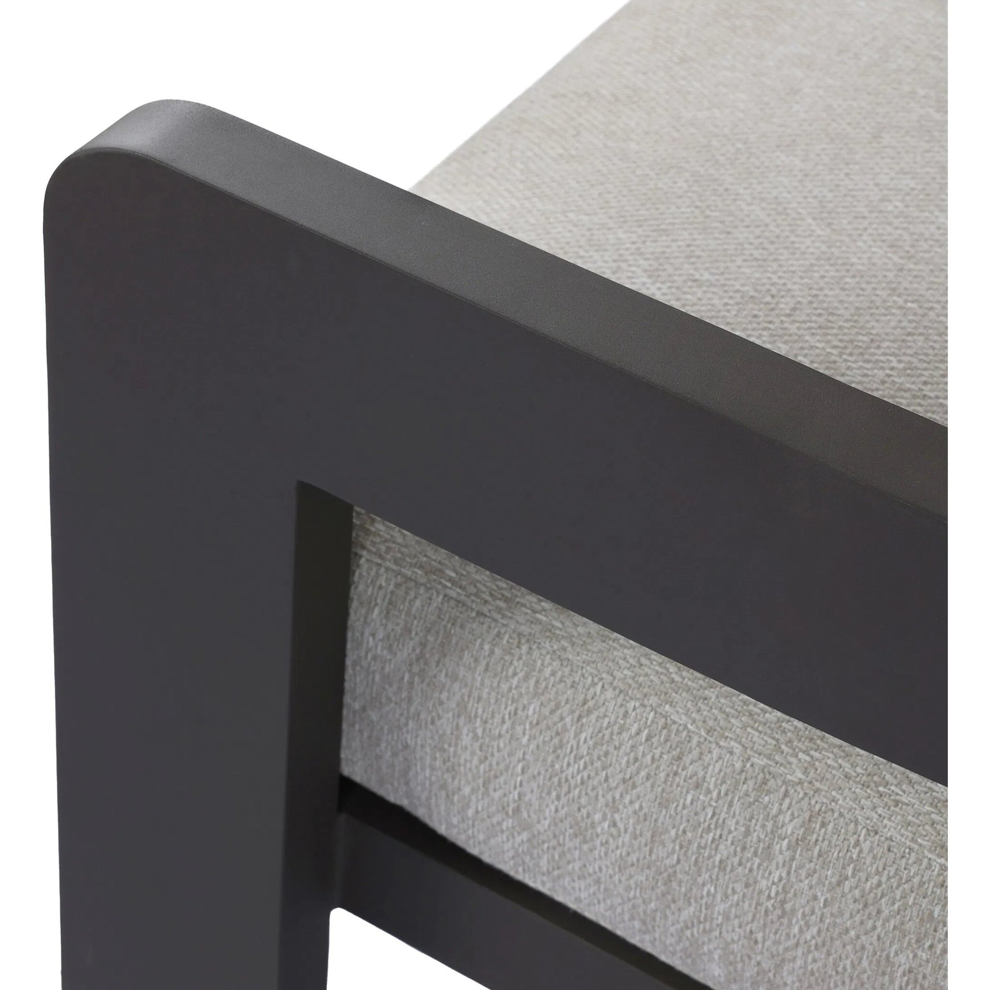 Jackson Outdoor Metal Chair by Four Hands in concha fog, bronze. Made from 100% olefin, aluminum in a unique style.