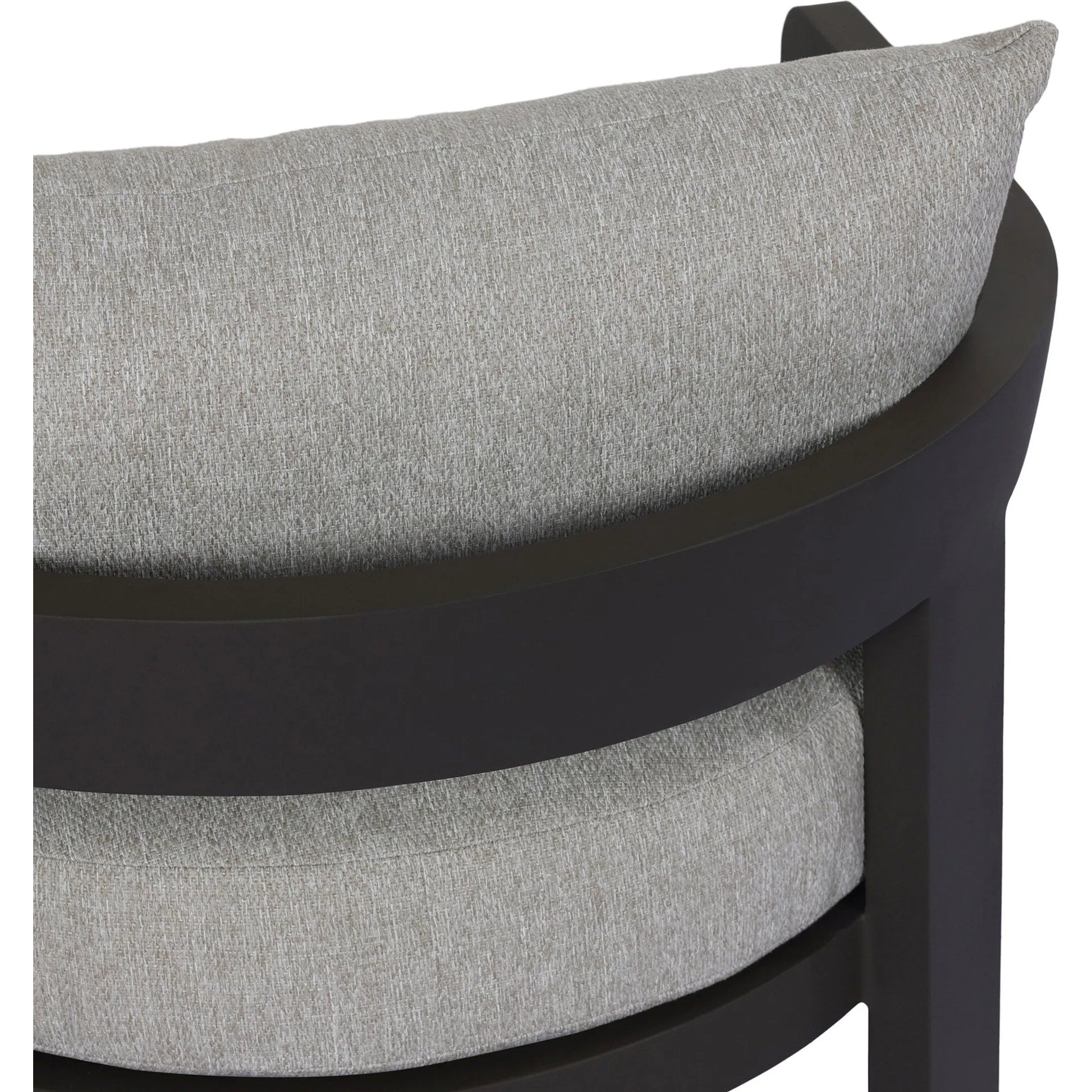 Jackson Outdoor Metal Chair by Four Hands in concha fog, bronze. Made from 100% olefin, aluminum in a unique style.