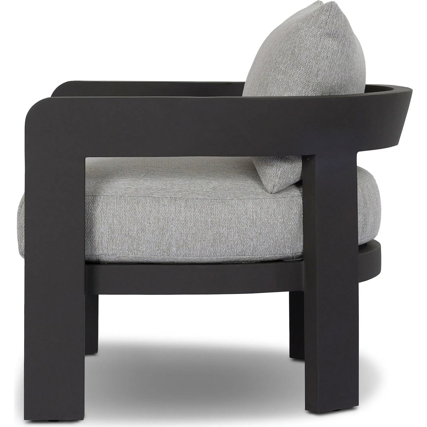 003 SI-2519200 | Additional Silo | Jackson Outdoor Metal Chair by Four Hands in concha fog, bronze. Made from 100% olefin, aluminum in a unique style.