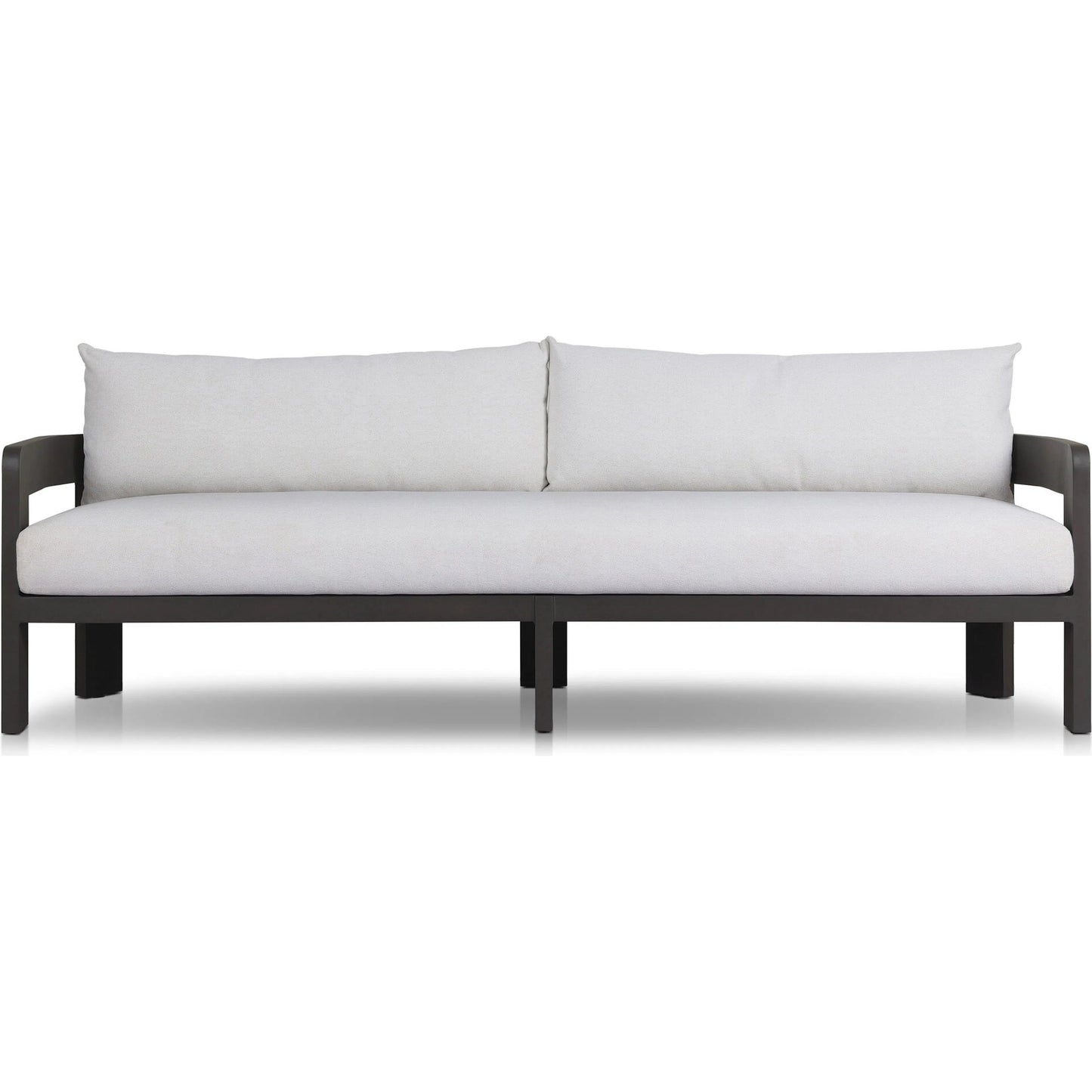002 SI-2320134 | Additional Silo | Jackson Outdoor Metal Sofa by Four Hands in alessi linen, bronze. Made from 100% polypropylene, aluminum in a modern style.