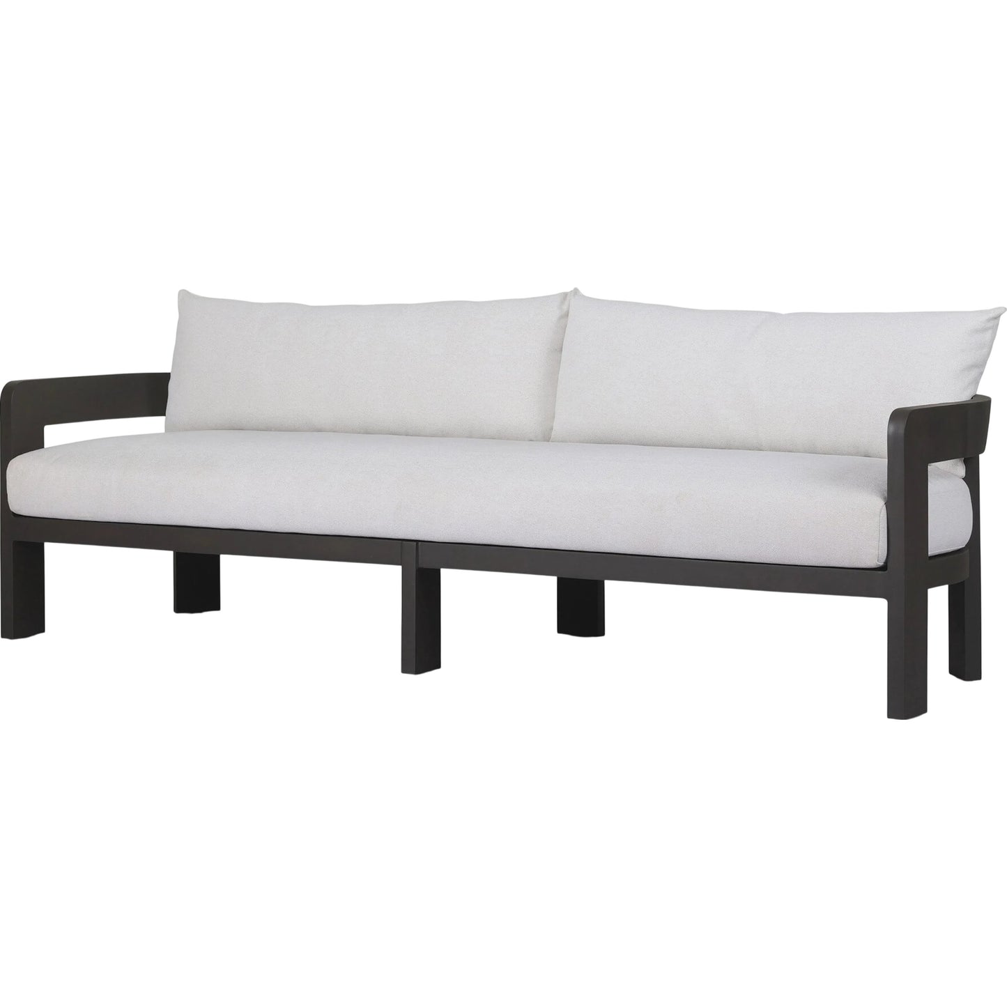 001 SI-2320134 | Primary Silo | Jackson Outdoor Metal Sofa by Four Hands in alessi linen, bronze. Made from 100% polypropylene, aluminum in a modern style.