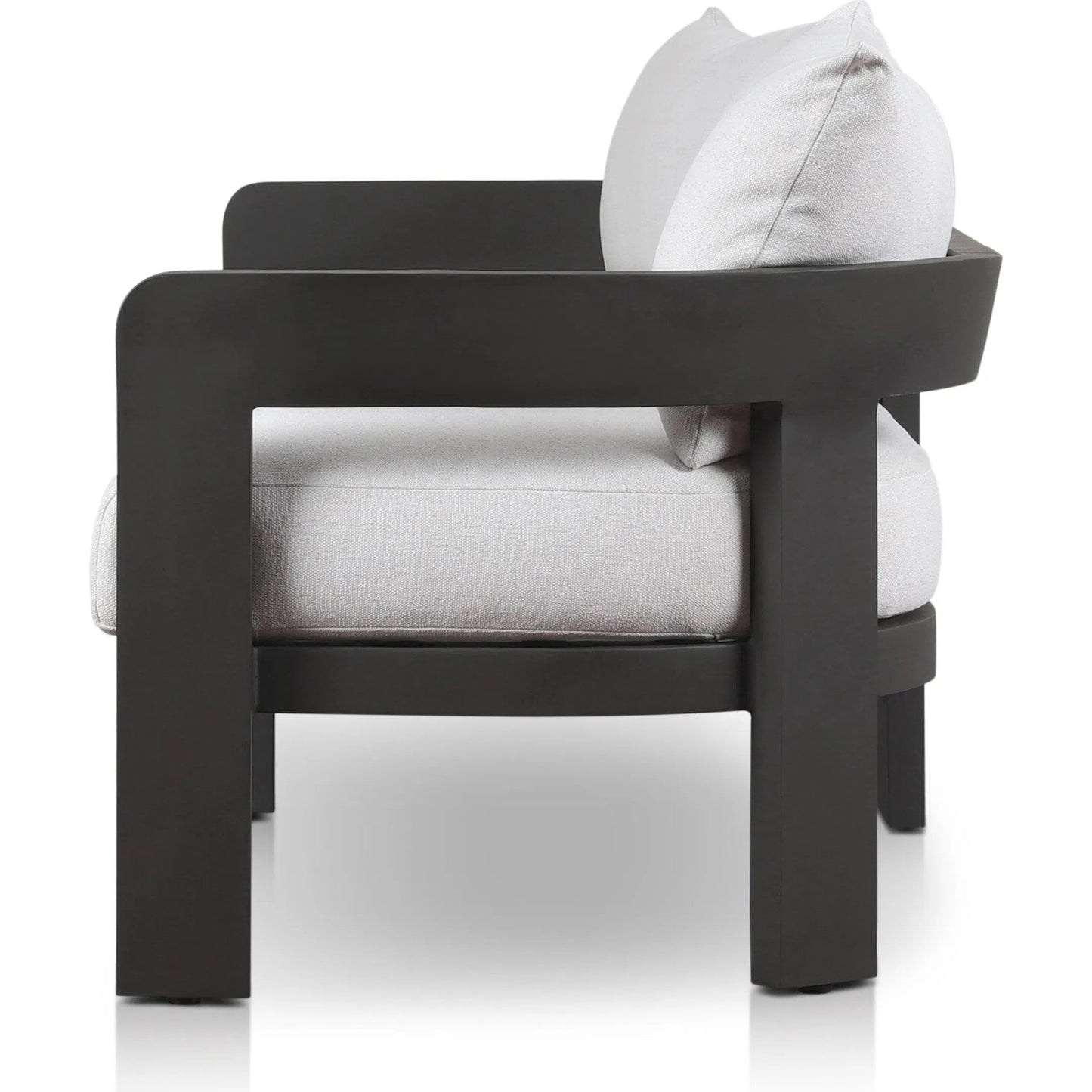 003 SI-2320134 | Additional Silo | Jackson Outdoor Metal Sofa by Four Hands in alessi linen, bronze. Made from 100% polypropylene, aluminum in a modern style.
