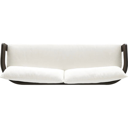 Jackson Outdoor Metal Sofa by Four Hands in alessi linen, bronze. Made from 100% polypropylene, aluminum in a modern style.