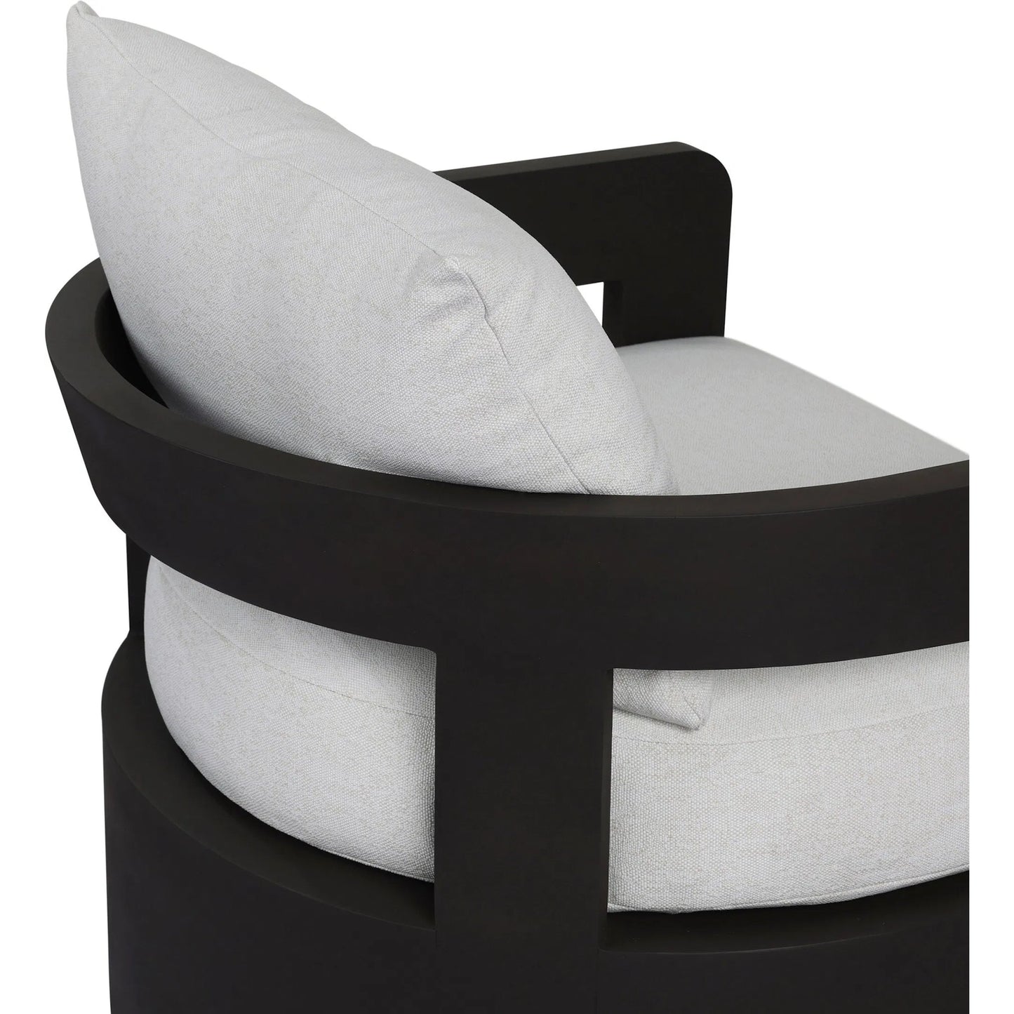 010 SI-2519202 | Closeup | Jackson Outdoor Metal Swivel Chair by Four Hands. Made from unique in a unique style.