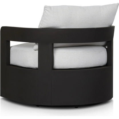 Jackson Outdoor Metal Swivel Chair by Four Hands. Made from unique in a unique style.