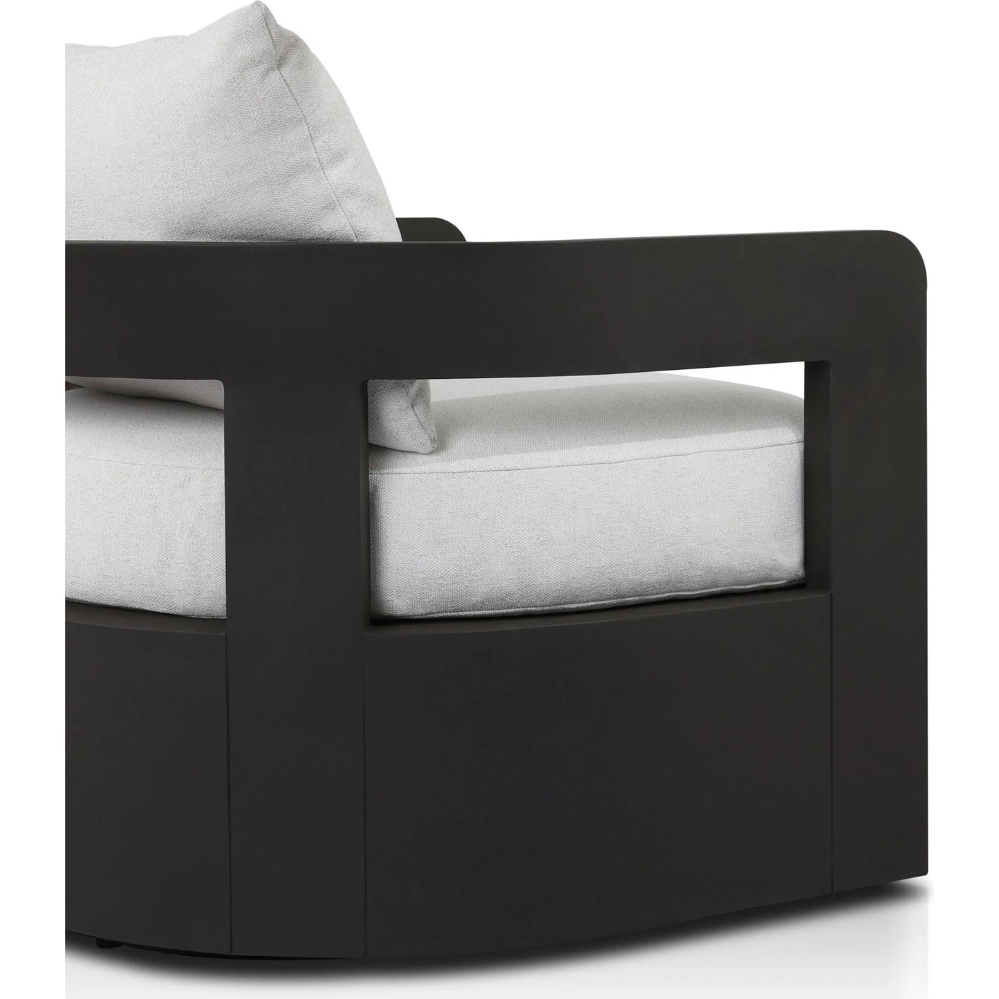 014 SI-2519202 | Closeup | Jackson Outdoor Metal Swivel Chair by Four Hands. Made from unique in a unique style.