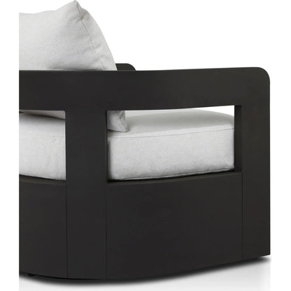 Jackson Outdoor Metal Swivel Chair by Four Hands. Made from unique in a unique style.