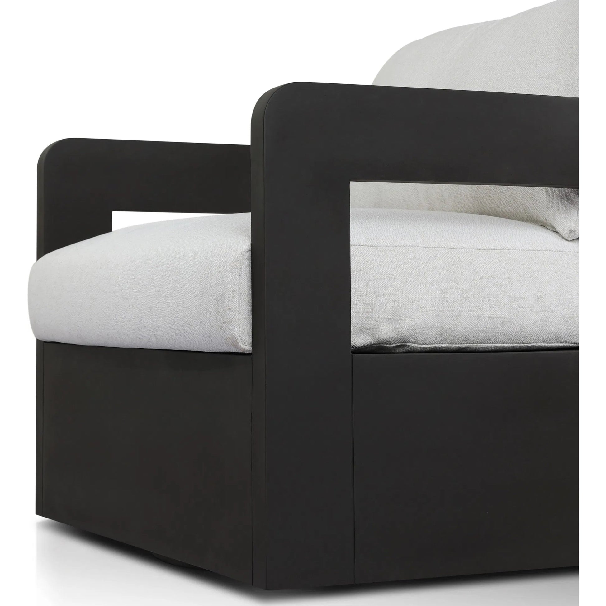 Jackson Outdoor Metal Swivel Chair by Four Hands. Made from unique in a unique style.