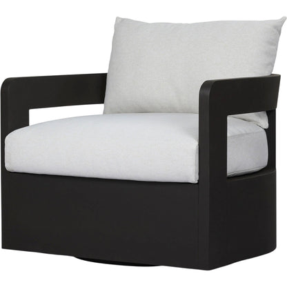 Jackson Outdoor Metal Swivel Chair by Four Hands. Made from unique in a unique style.