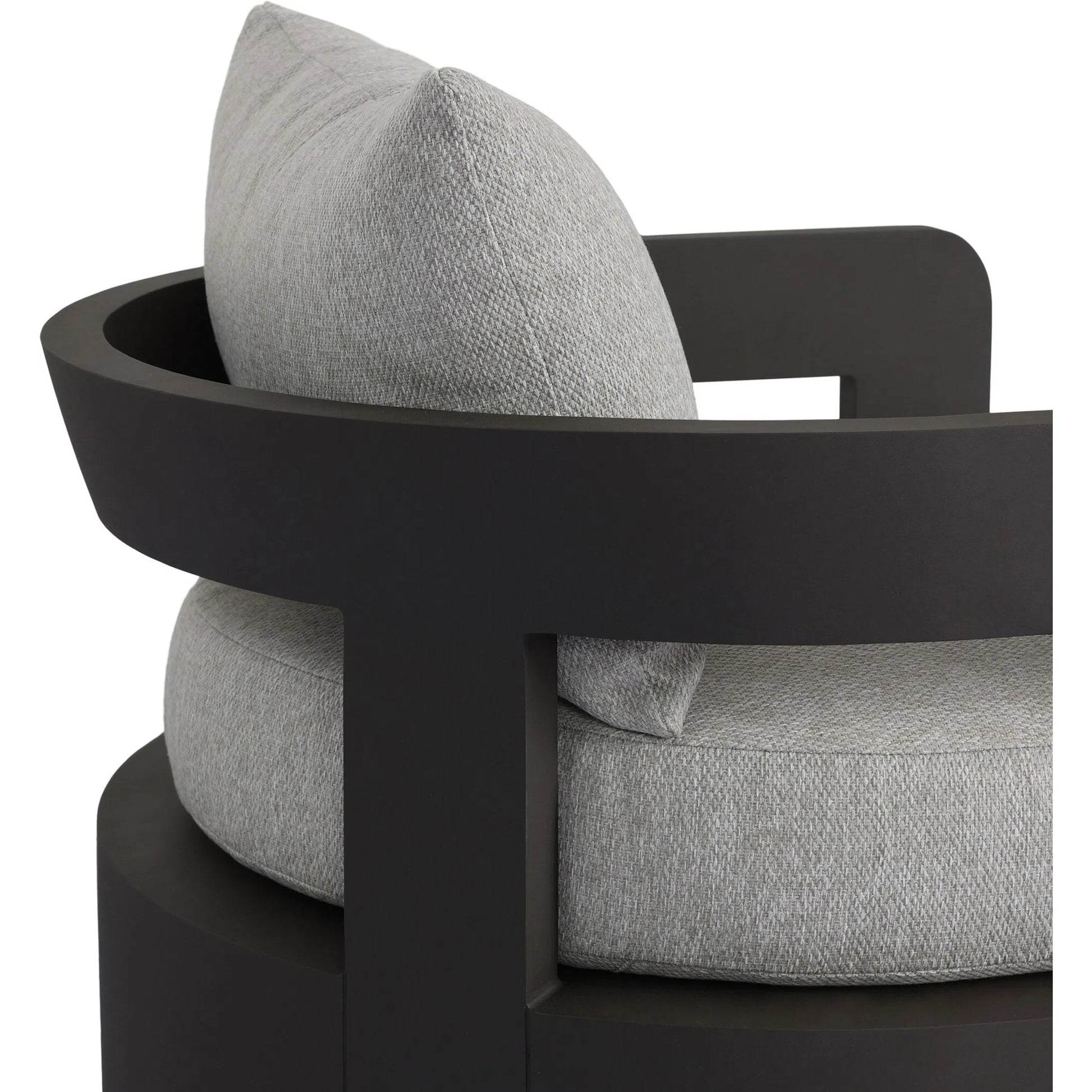 Jackson Outdoor Metal Swivel Chair by Four Hands. Made from unique in a unique style.