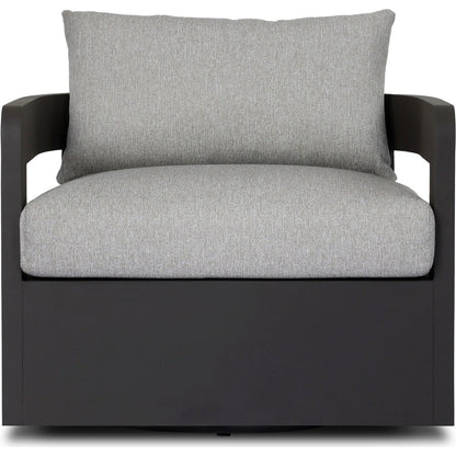 Jackson Outdoor Metal Swivel Chair by Four Hands. Made from unique in a unique style.