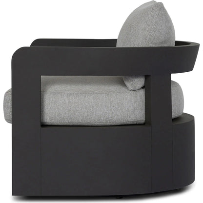 Jackson Outdoor Metal Swivel Chair by Four Hands. Made from unique in a unique style.