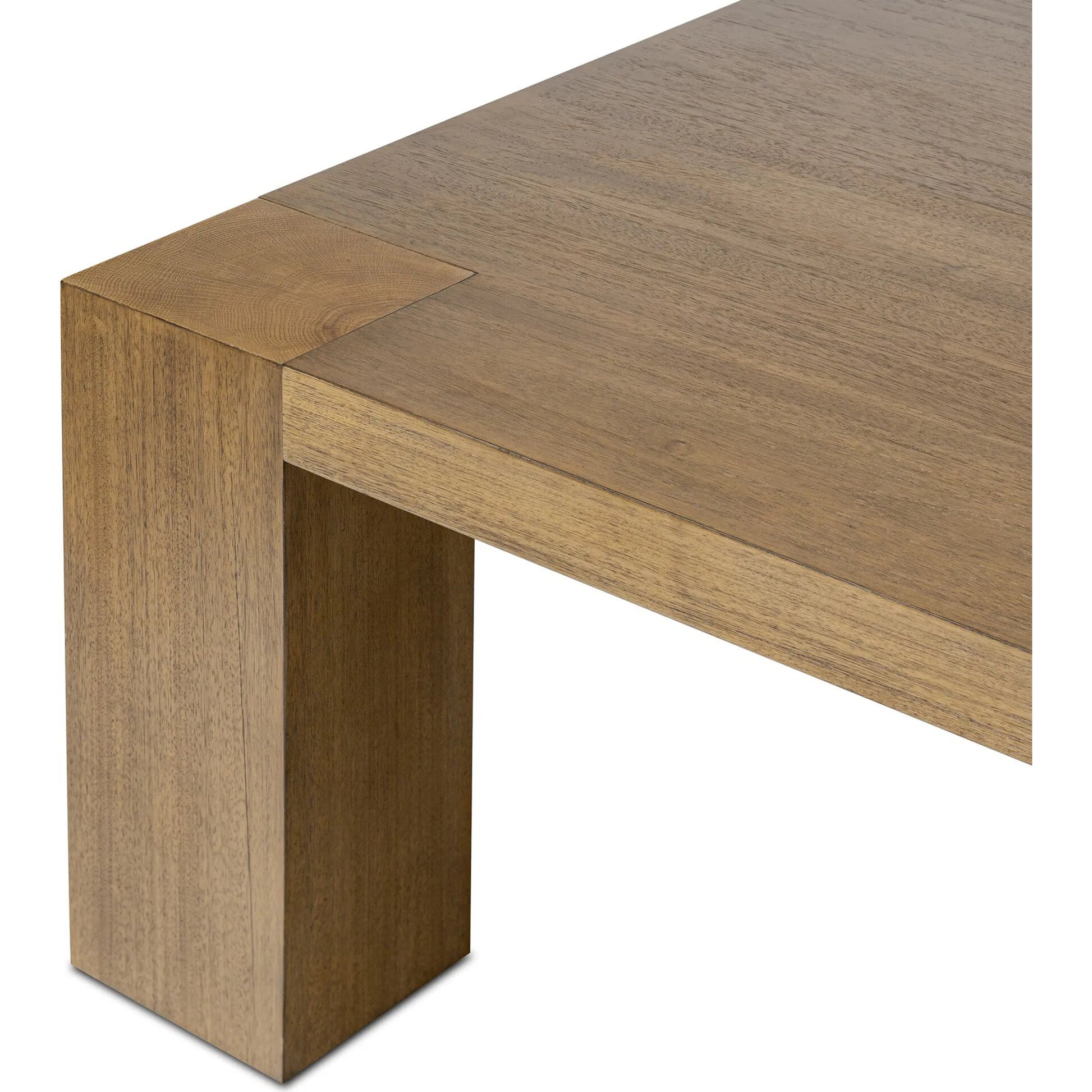 Emeli Square Coffee Table by Four Hands in tawny rubberwood veneer. Made from parawood veneer in a unique style.