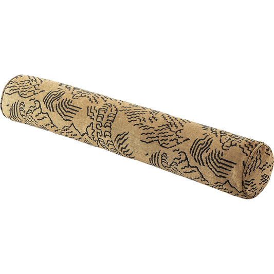 Maxson Bolster Pillow by Four Hands in balkan ochre. Made from 60% viscose (rayon), 40% polyester in a eclectic & global style.
