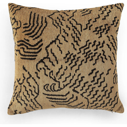 Maxson Pillow by Four Hands in balkan ochre. Made from 60% viscose (rayon), 40% polyester in a eclectic & global style.