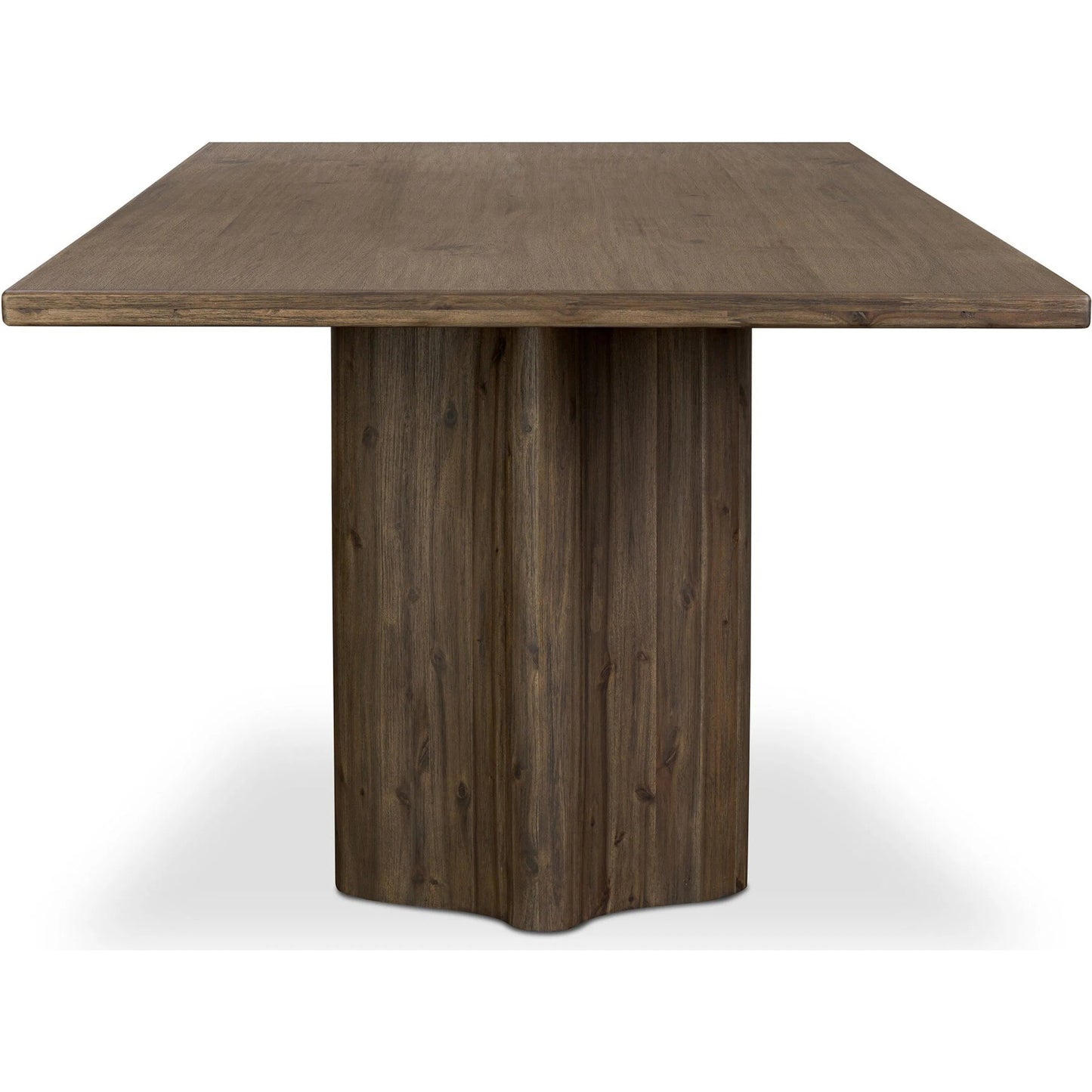 003 SI-2531679 | Additional Silo | Pershing Dining Table by Four Hands in weathered acacia veneer. Made from thick acacia veneer, solid acacia in a unique style.