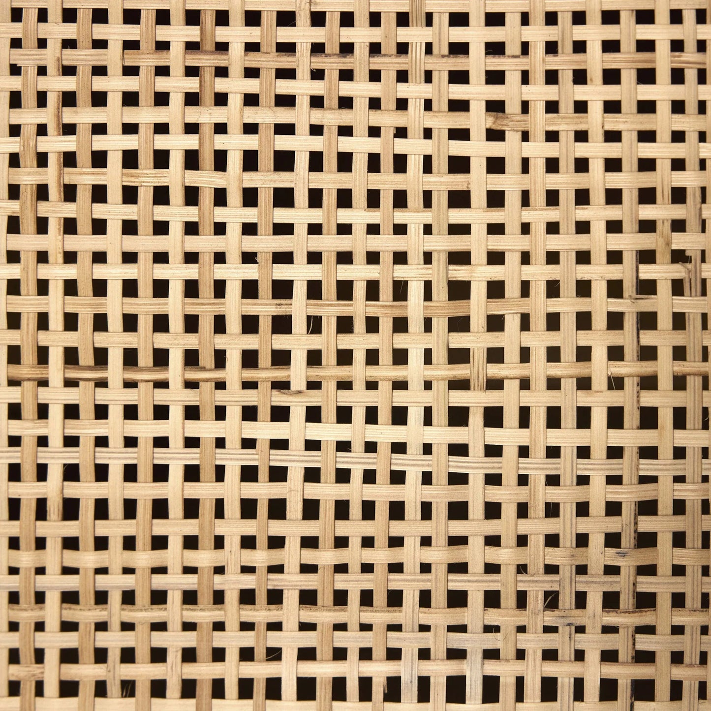 010 SI-2534861 | Closeup | Carmel Sideboard 96" by Four Hands in natural cane, natural mango, charcoal grey. Made from cane, solid mango, iron in a transitional style.