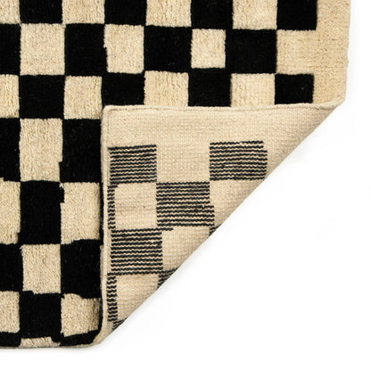 Sinead Hand-Knotted Rug by Four Hands in sinead black. Made from 100% wool in a unique style.