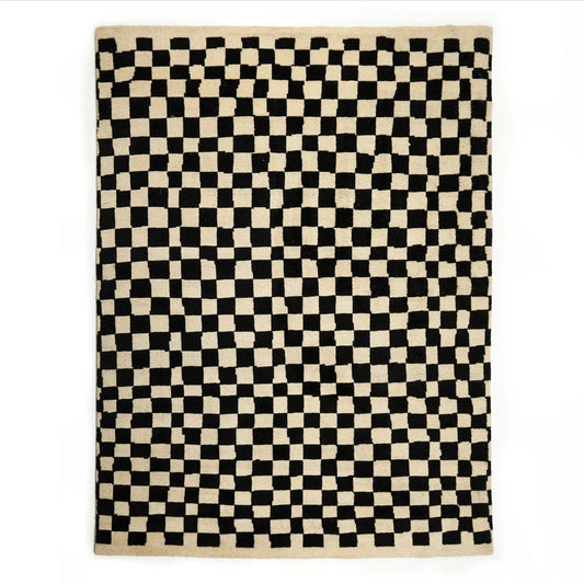 Sinead Hand-Knotted Rug by Four Hands in sinead black. Made from 100% wool in a unique style.