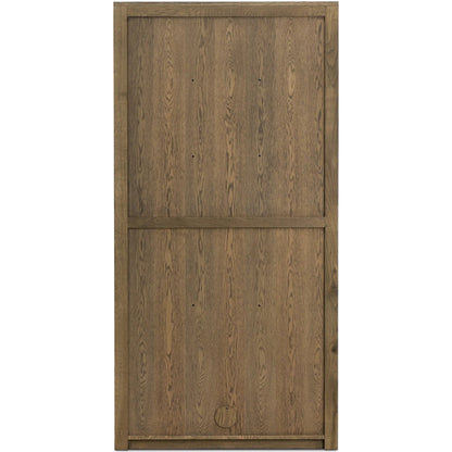 Bedford Bookcase by Four Hands in warm natural oak, warm natural oak veneer. Made from solid oak, thick oak veneer in a unique style.