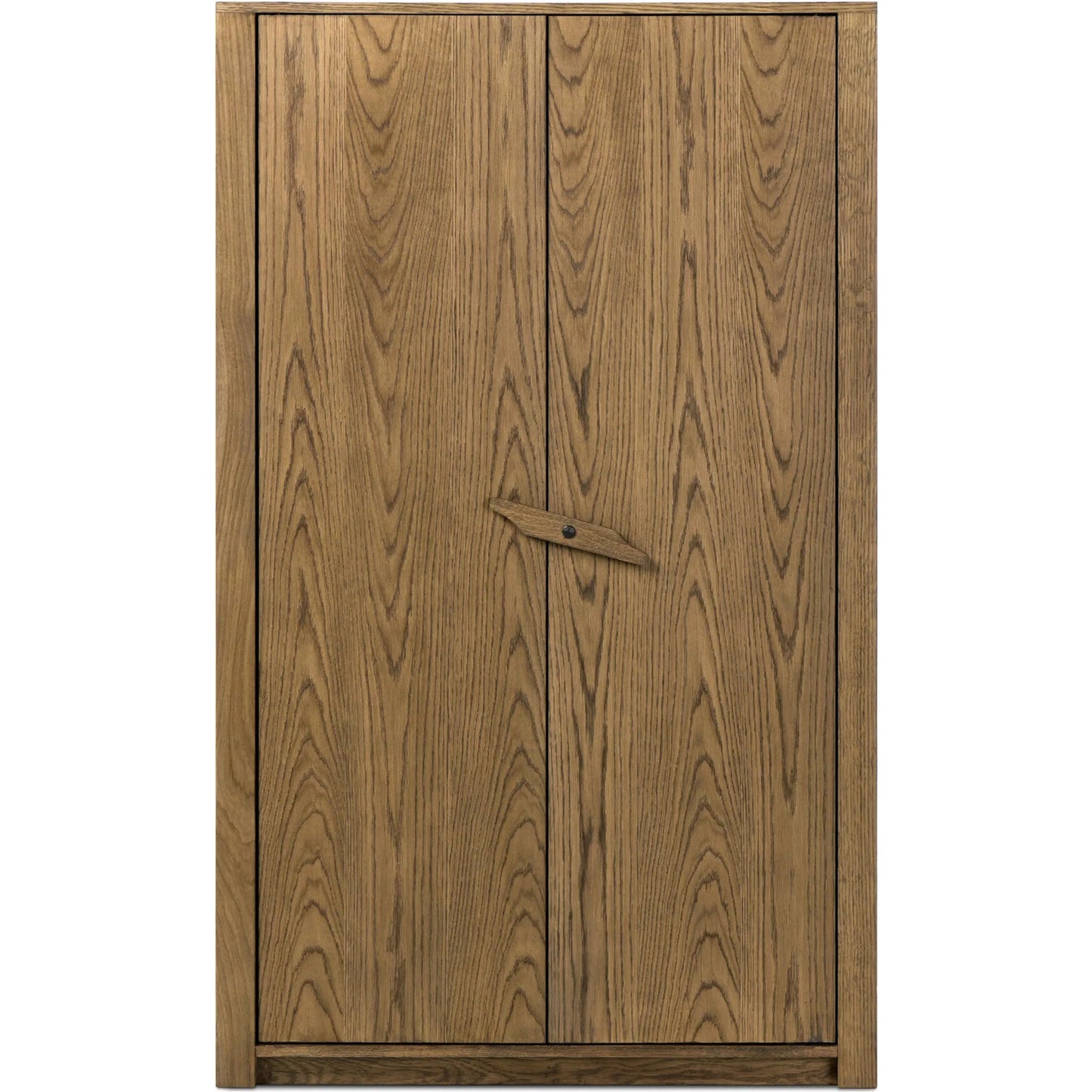 003 SI-2635275 | Additional Silo | Bedford Cabinet by Four Hands in warm natural oak veneer, gunmetal. Made from thick oak veneer, solid oak, iron in a unique style.