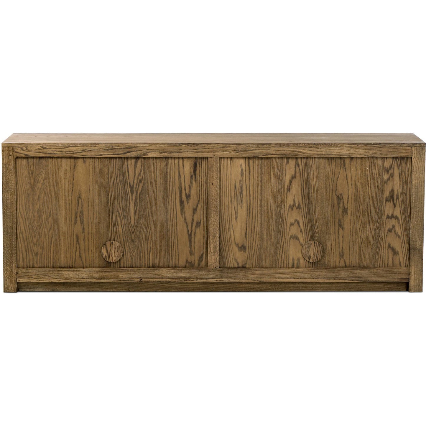 005 SI-2635276 | Additional Silo | Bedford Media Console by Four Hands in warm natural oak veneer. Made from thick oak veneer, solid oak in a unique style.