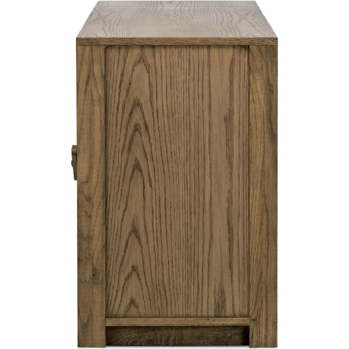 004 SI-2635276 | Additional Silo | Bedford Media Console by Four Hands in warm natural oak veneer. Made from thick oak veneer, solid oak in a unique style.