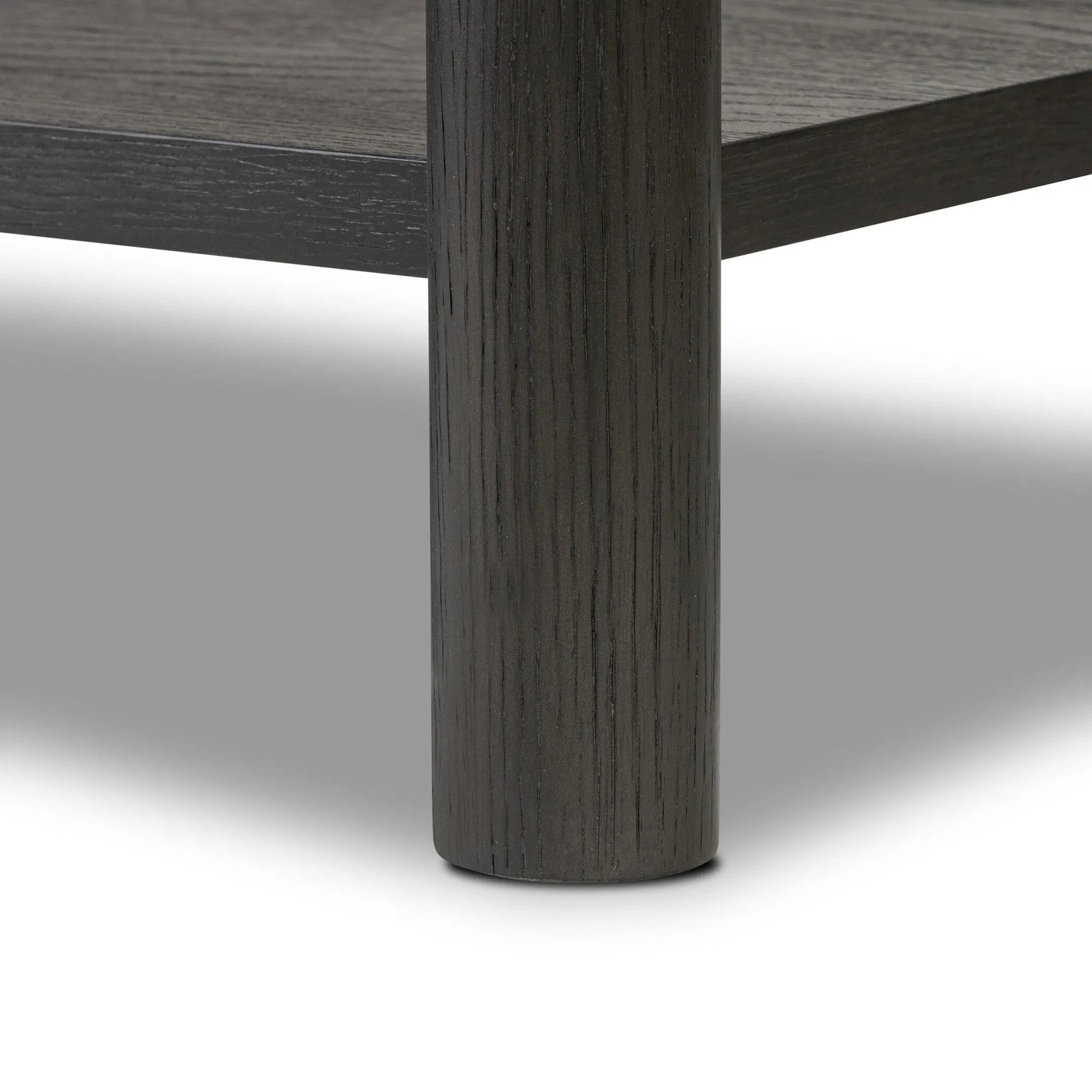 Roark Media Console by Four Hands. Made from oak veneer, solid oak in a transitional style.