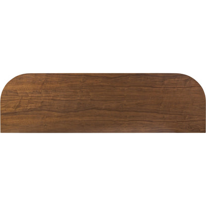 Theo 6 Drawer Dresser by Four Hands in dark brown walnut, dark brown walnut veneer. Made from solid walnut, walnut veneer in a unique style.
